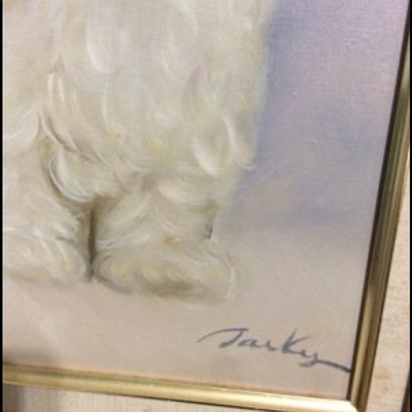 Painting Puppy Dog 21 x 17 - Picture 6 of 11